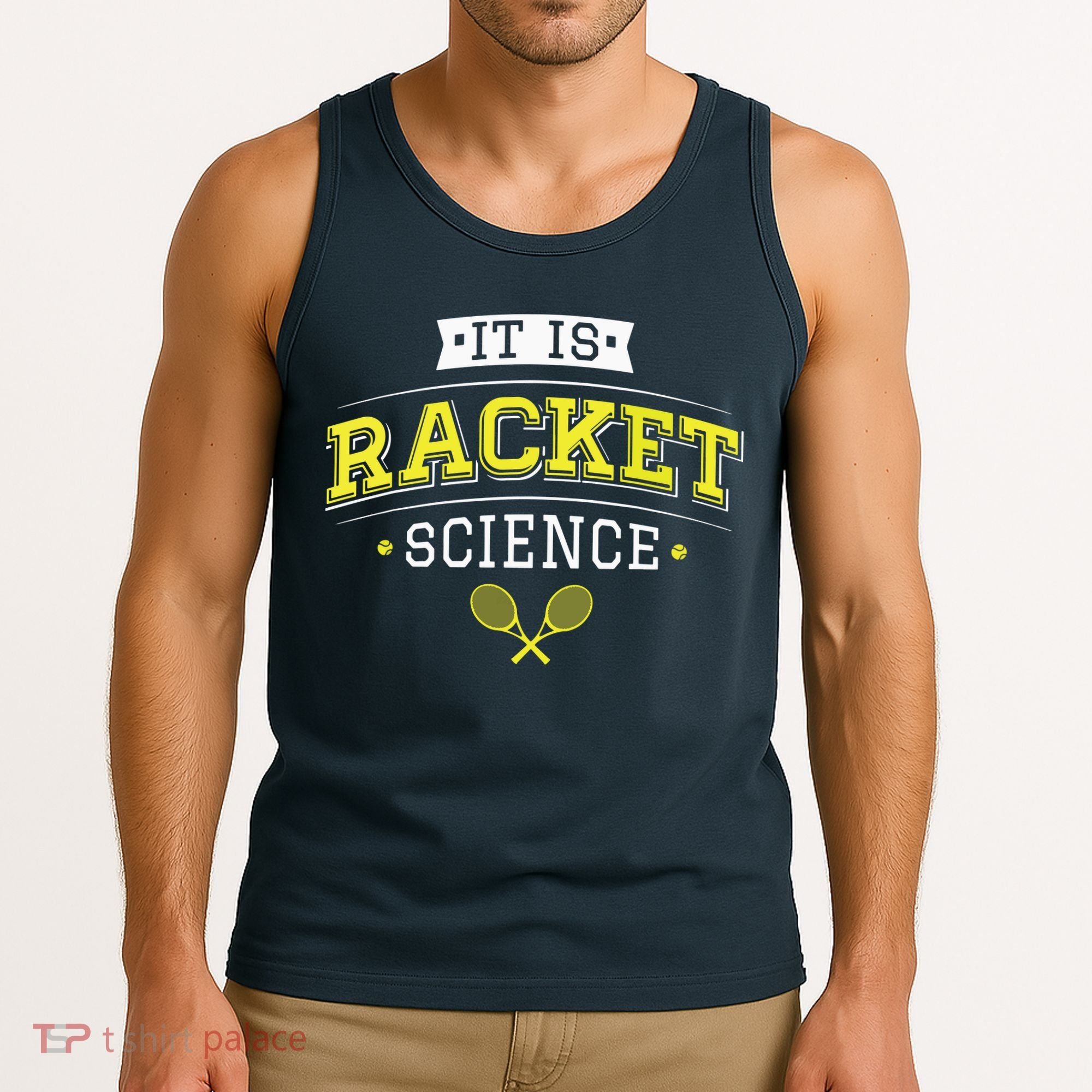 Its Racket Science Funny Tennis Lover Coach Tank Top