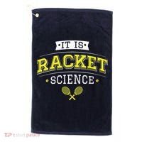 Its Racket Science Funny Tennis Lover Coach Golf Towel thumb 0