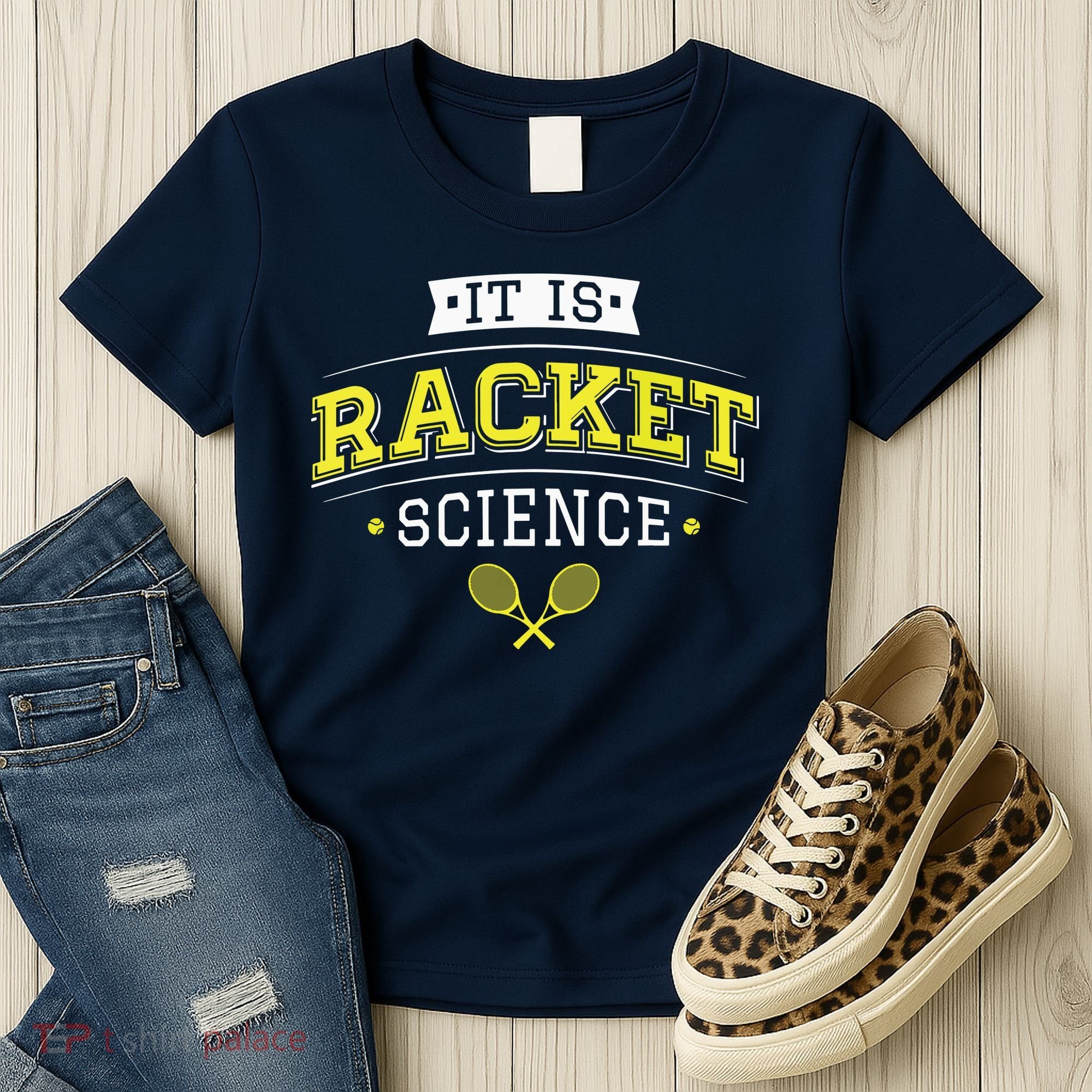 Its Racket Science Funny Tennis Lover Coach Women's T-Shirt