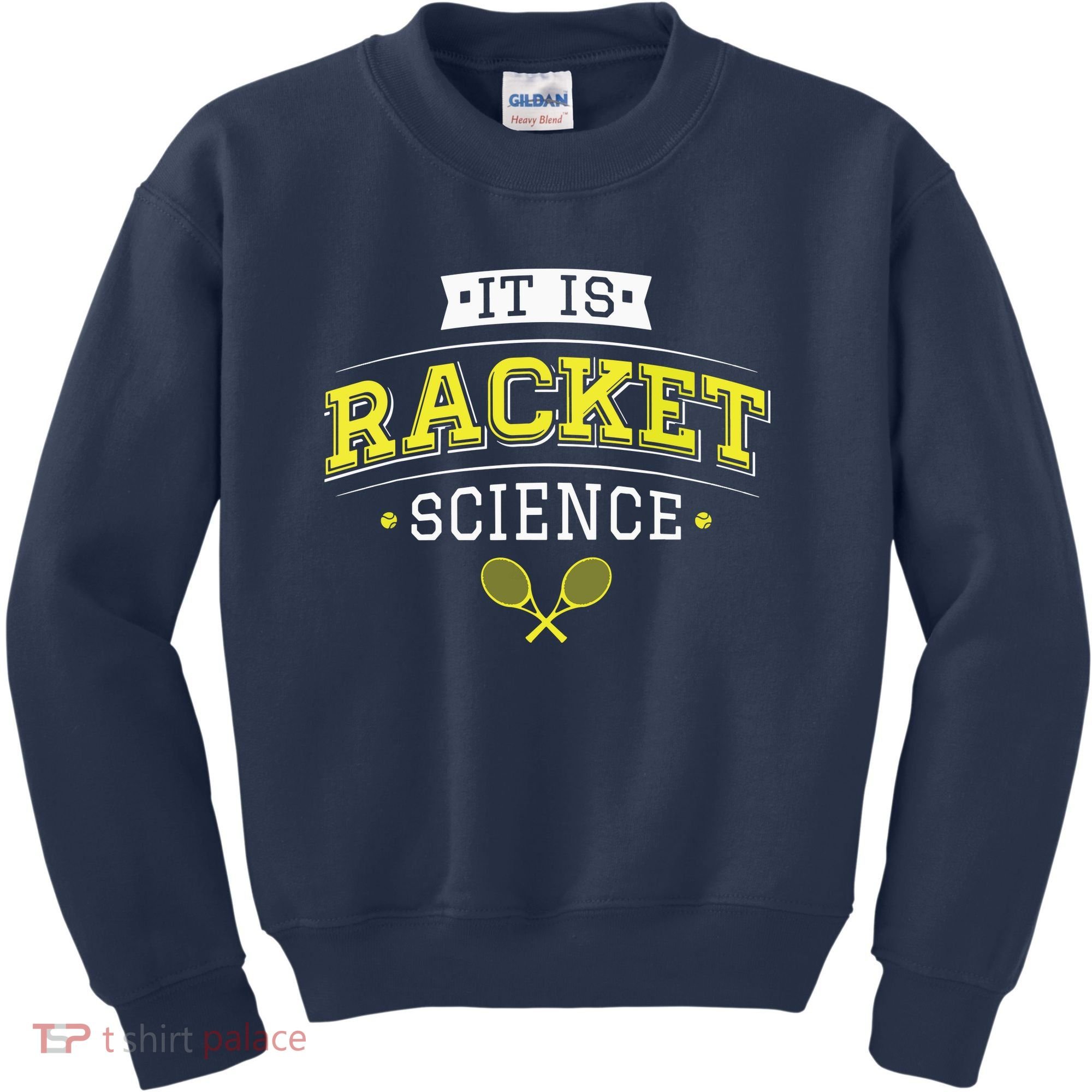 Its Racket Science Funny Tennis Lover Coach Kids Sweatshirt