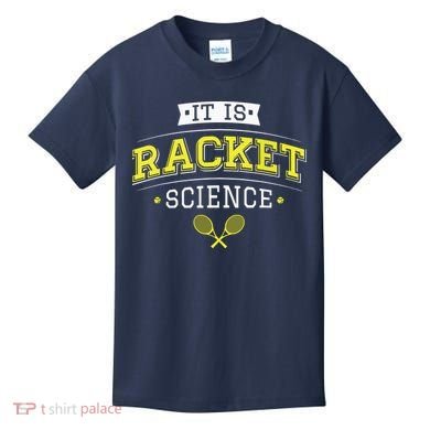 Its Racket Science Funny Tennis Lover Coach Kids T-Shirt