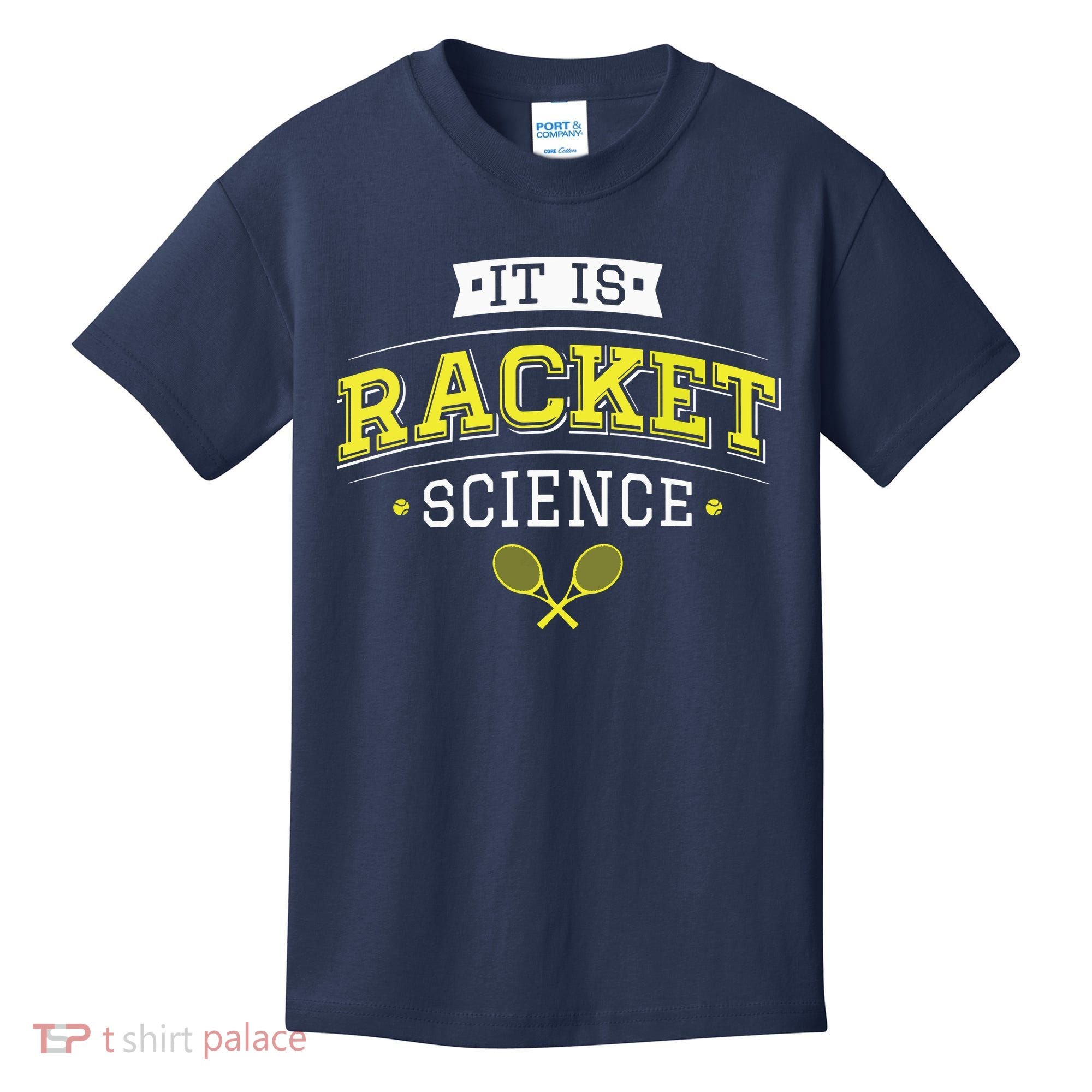 Its Racket Science Funny Tennis Lover Coach Kids T-Shirt