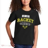 Its Racket Science Funny Tennis Lover Coach Kids T-Shirt thumb 2