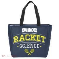 Its Racket Science Funny Tennis Lover Coach Tote Bag thumb 0