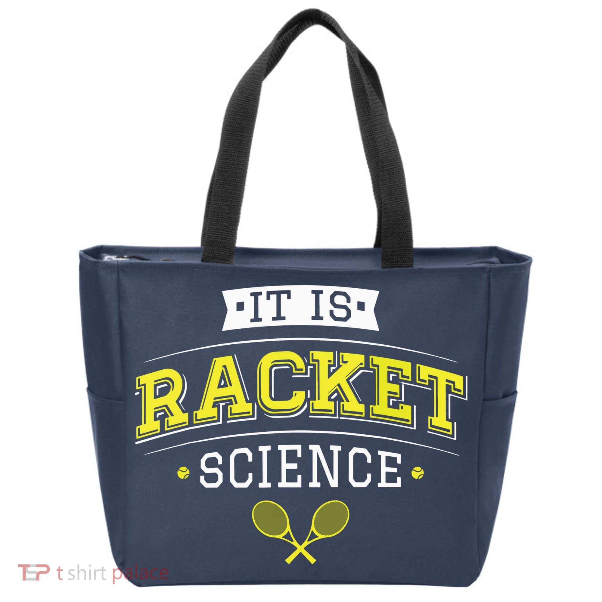 Its Racket Science Funny Tennis Lover Coach Tote Bag