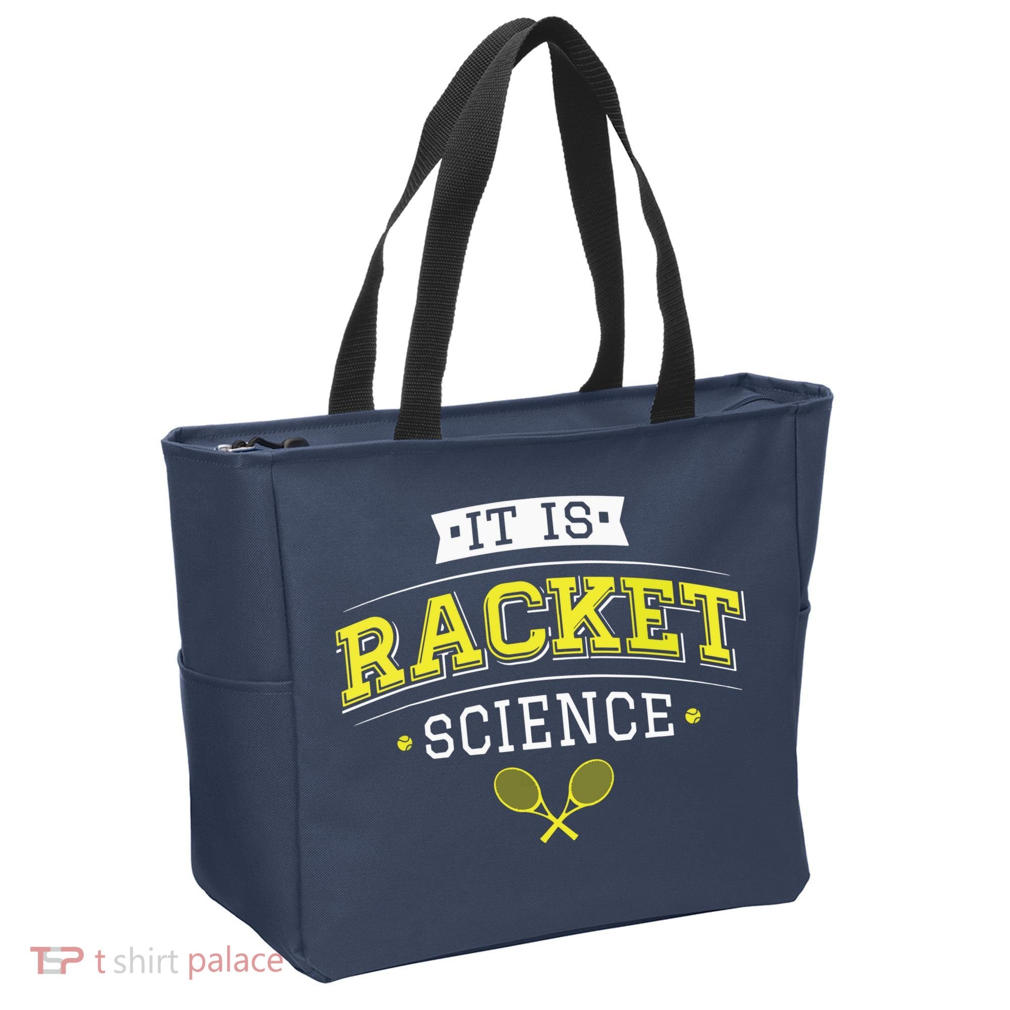 Its Racket Science Funny Tennis Lover Coach Tote Bag