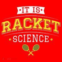 Its Racket Science Funny Tennis Lover Coach Santa Hat thumb 1