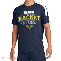Its Racket Science Funny Tennis Lover Coach Sport-Tek Competitor United Soccer Jersey thumb 0