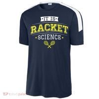 Its Racket Science Funny Tennis Lover Coach Sport-Tek Competitor United Soccer Jersey thumb 2