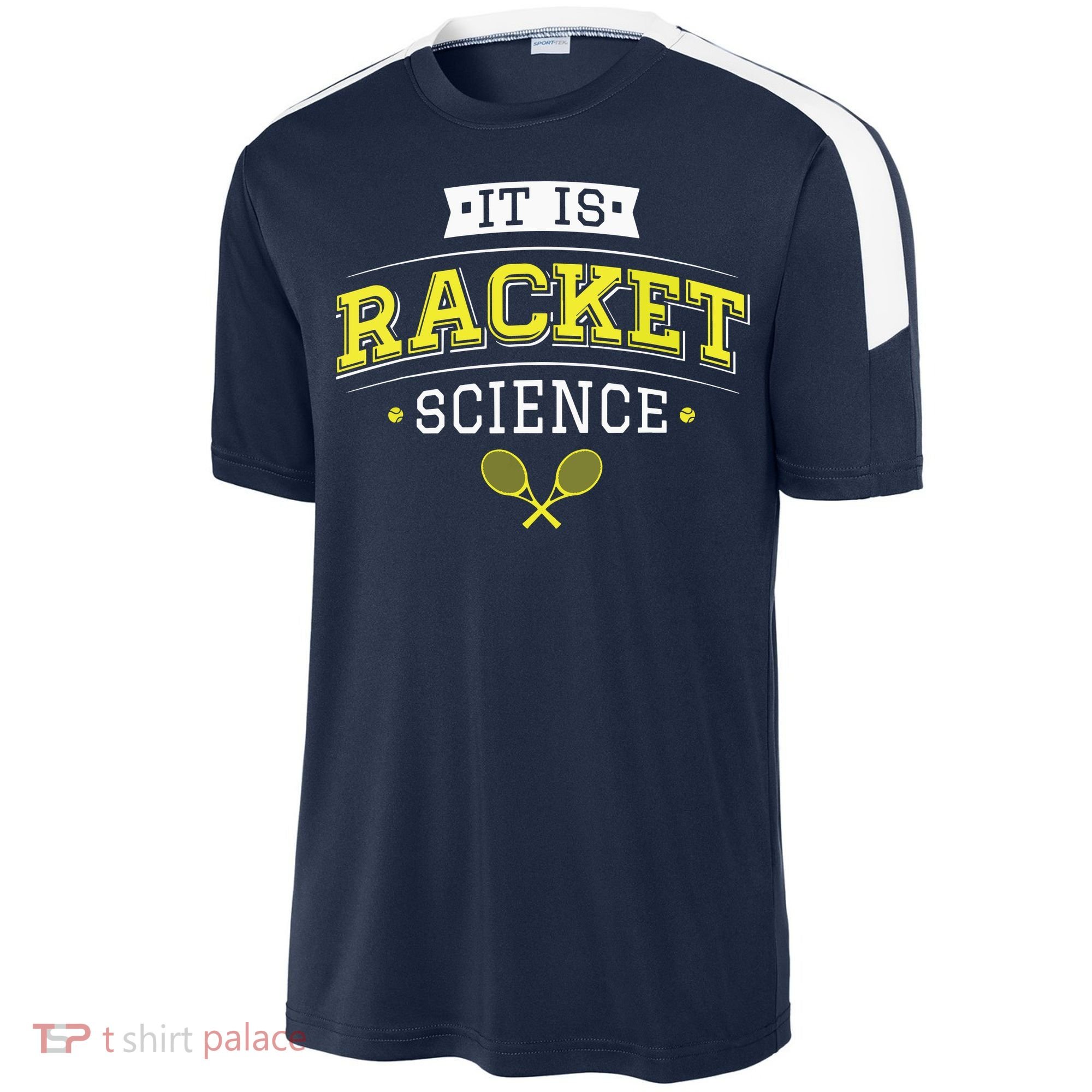 Its Racket Science Funny Tennis Lover Coach Sport-Tek Competitor United Soccer Jersey