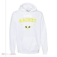 Its Racket Science Funny Tennis Lover Coach Comfort Colors Garment-Dyed Hooded Sweatshirt thumb 0