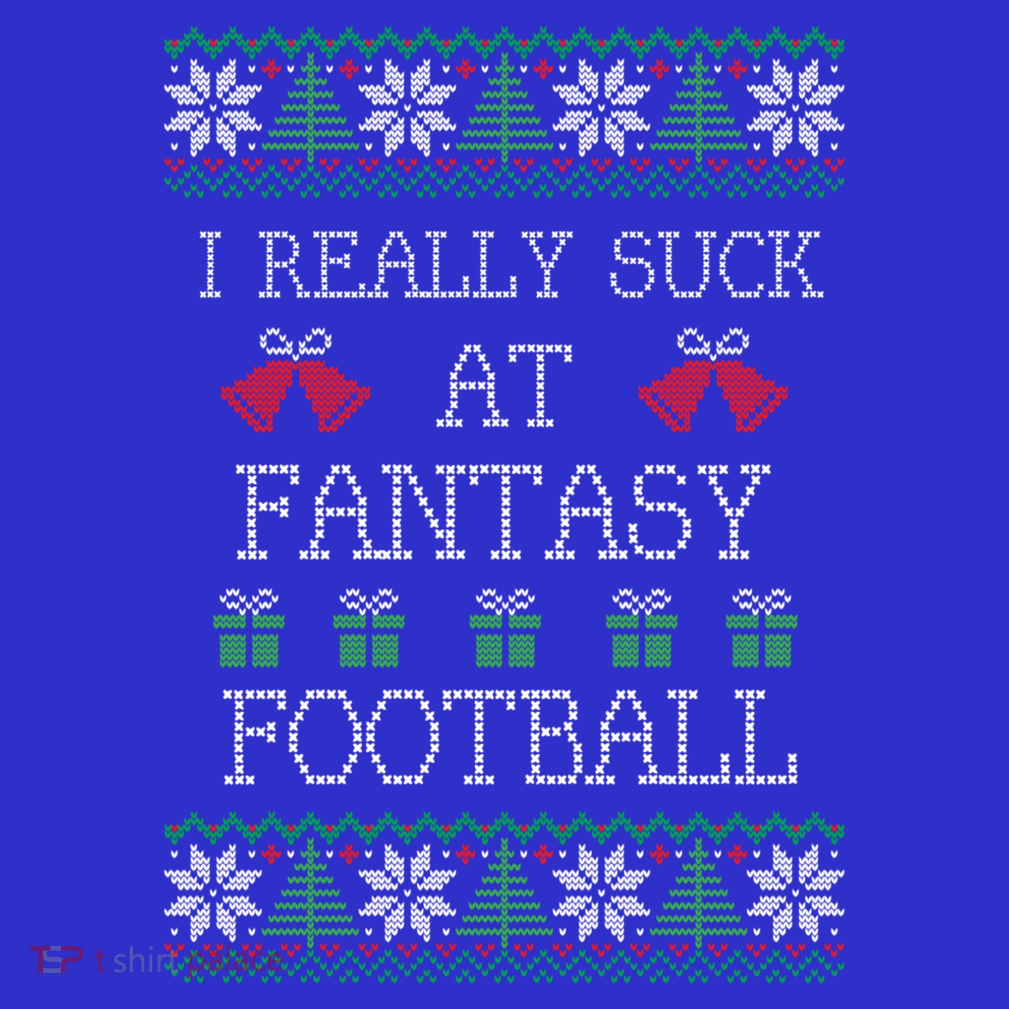 I Really Suck At Fantasy Football Funny Ugly Christmas Gift Women's Tank Top