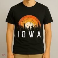 Iowa Retro Style Vintage 70s 80s 90s T-Shirt thumb 3