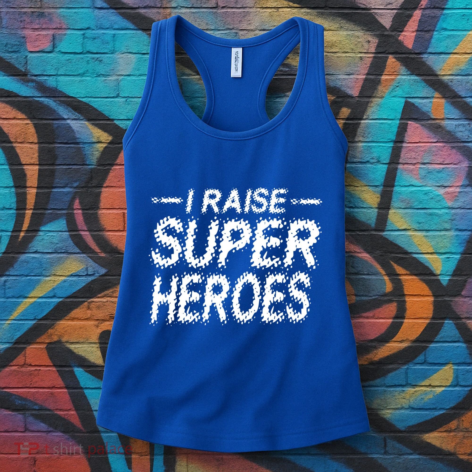 I Raise Super Heroes Proud Super Mom Super Dad Gift Women's Tank Top