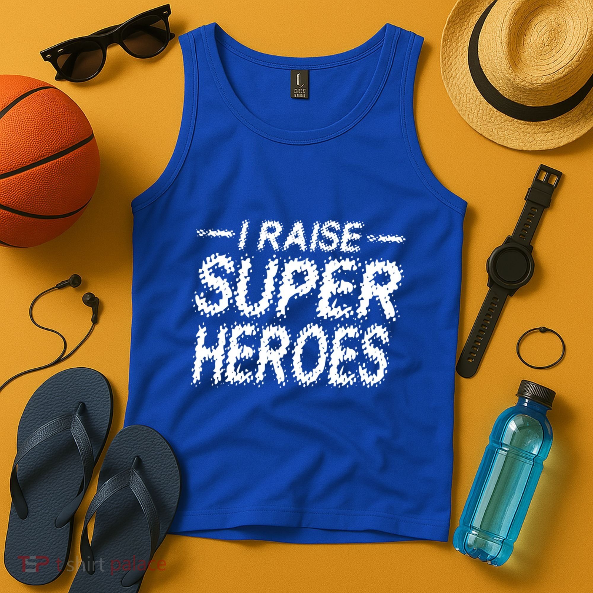 I Raise Super Heroes Proud Super Mom Super Dad Gift Tank Top