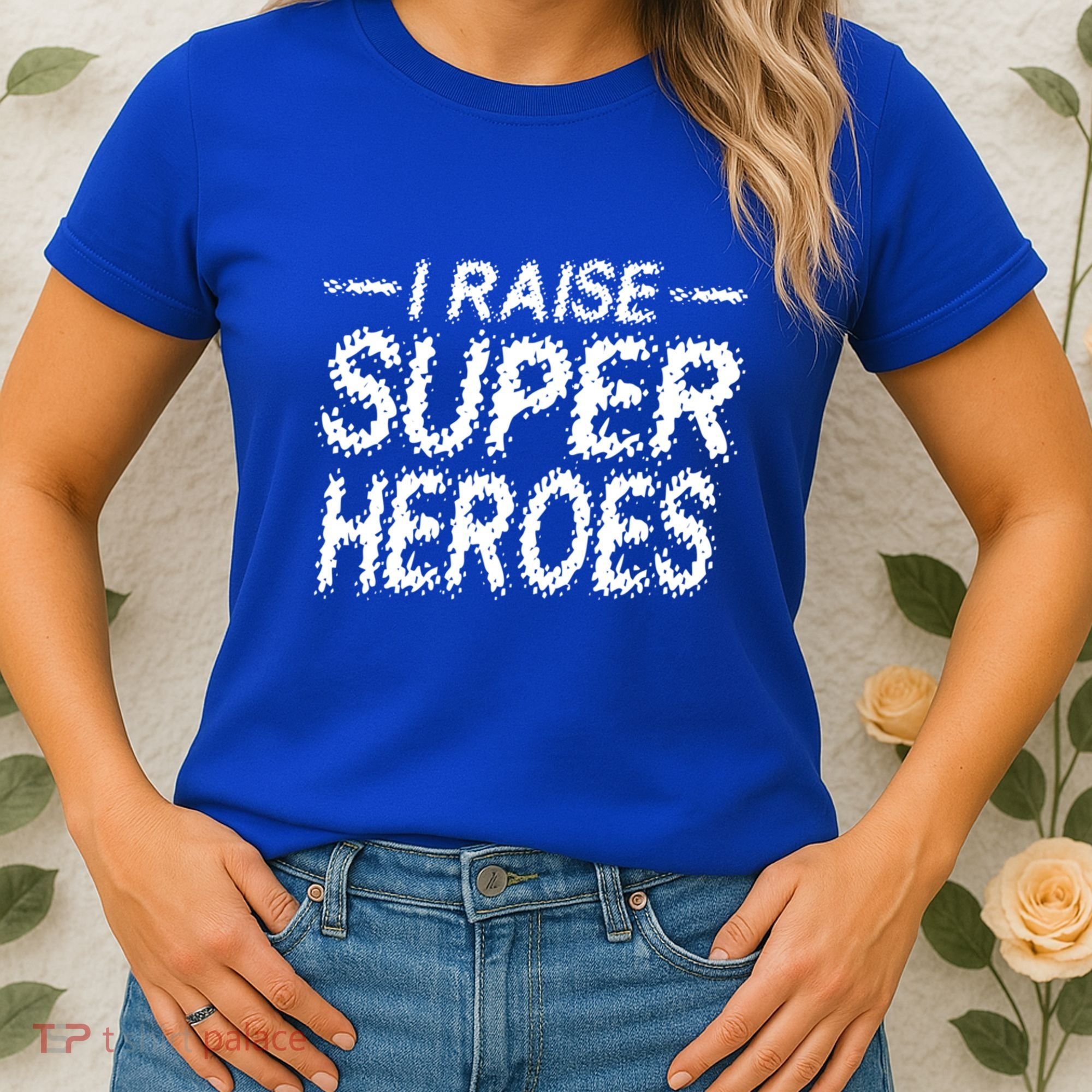 I Raise Super Heroes Proud Super Mom Super Dad Gift Women's T-Shirt