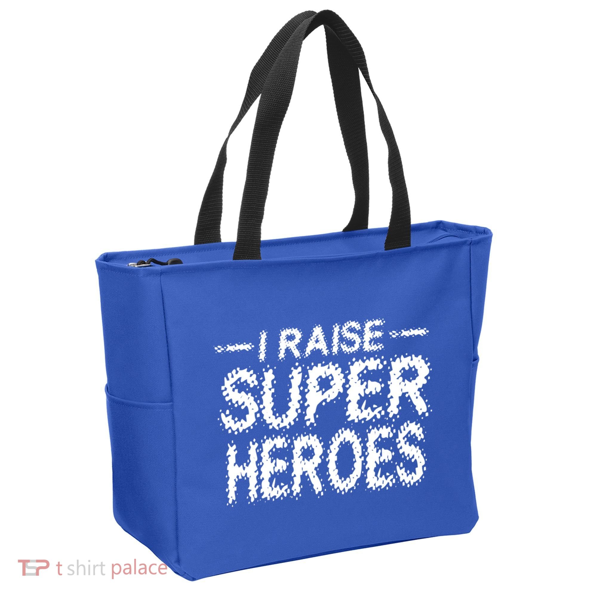 I Raise Super Heroes Proud Super Mom Super Dad Gift Tote Bag