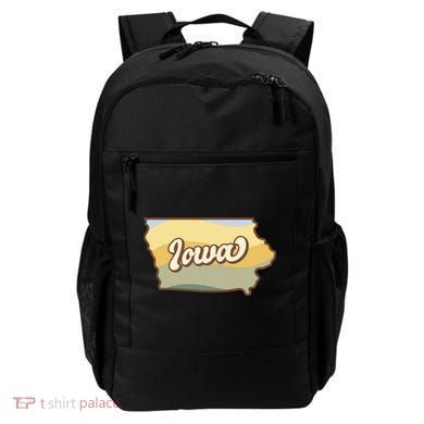 Iowa Retro Sunset Logo Backpack