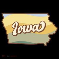 Iowa Retro Sunset Logo Backpack thumb 2