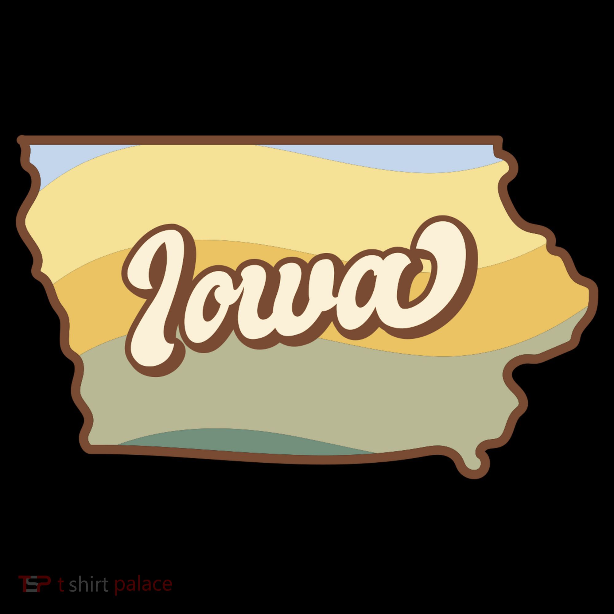 Iowa Retro Sunset Logo Backpack