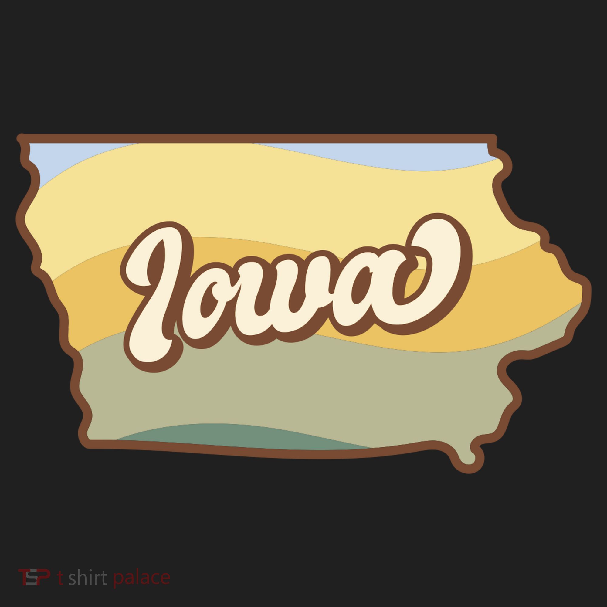 Iowa Retro Sunset Logo Tumbler