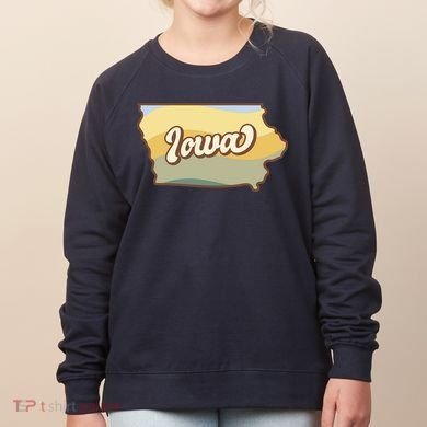 Iowa Retro Sunset Logo Women's Sweatshirt