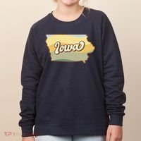 Iowa Retro Sunset Logo Women's Sweatshirt thumb 0