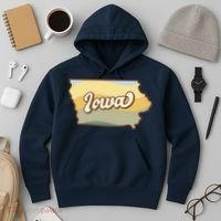 Iowa Retro Sunset Logo Hoodie thumb 3