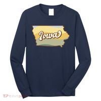 Iowa Retro Sunset Logo Long Sleeve Shirt thumb 0