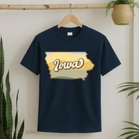 Iowa Retro Sunset Logo T-Shirt thumb 2