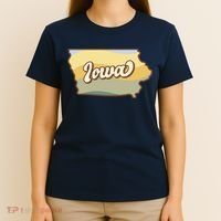 Iowa Retro Sunset Logo T-Shirt thumb 4