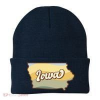 Iowa Retro Sunset Logo Beanie thumb 0