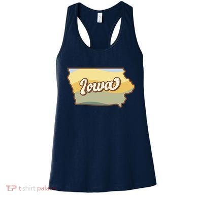 Iowa Retro Sunset Logo Women's Tank Top