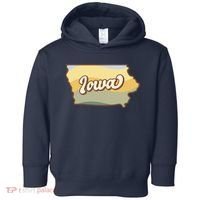 Iowa Retro Sunset Logo Toddler Hoodie thumb 0