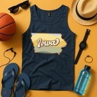 Iowa Retro Sunset Logo Tank Top thumb 4