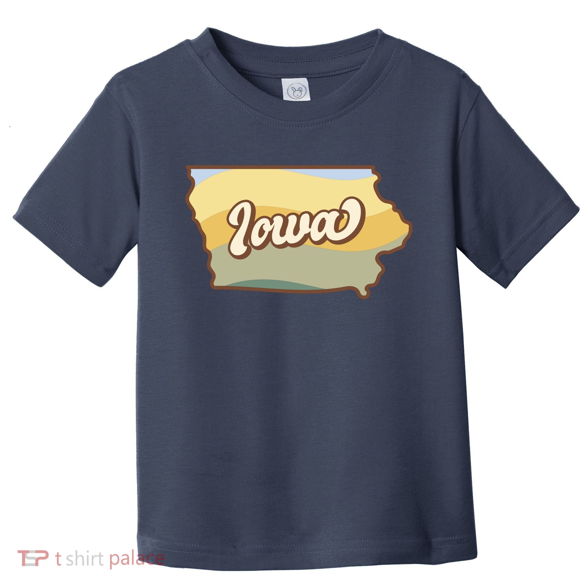 Iowa Retro Sunset Logo Toddler T-Shirt