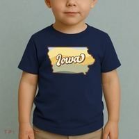 Iowa Retro Sunset Logo Toddler T-Shirt thumb 2
