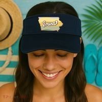 Iowa Retro Sunset Logo Visor thumb 2