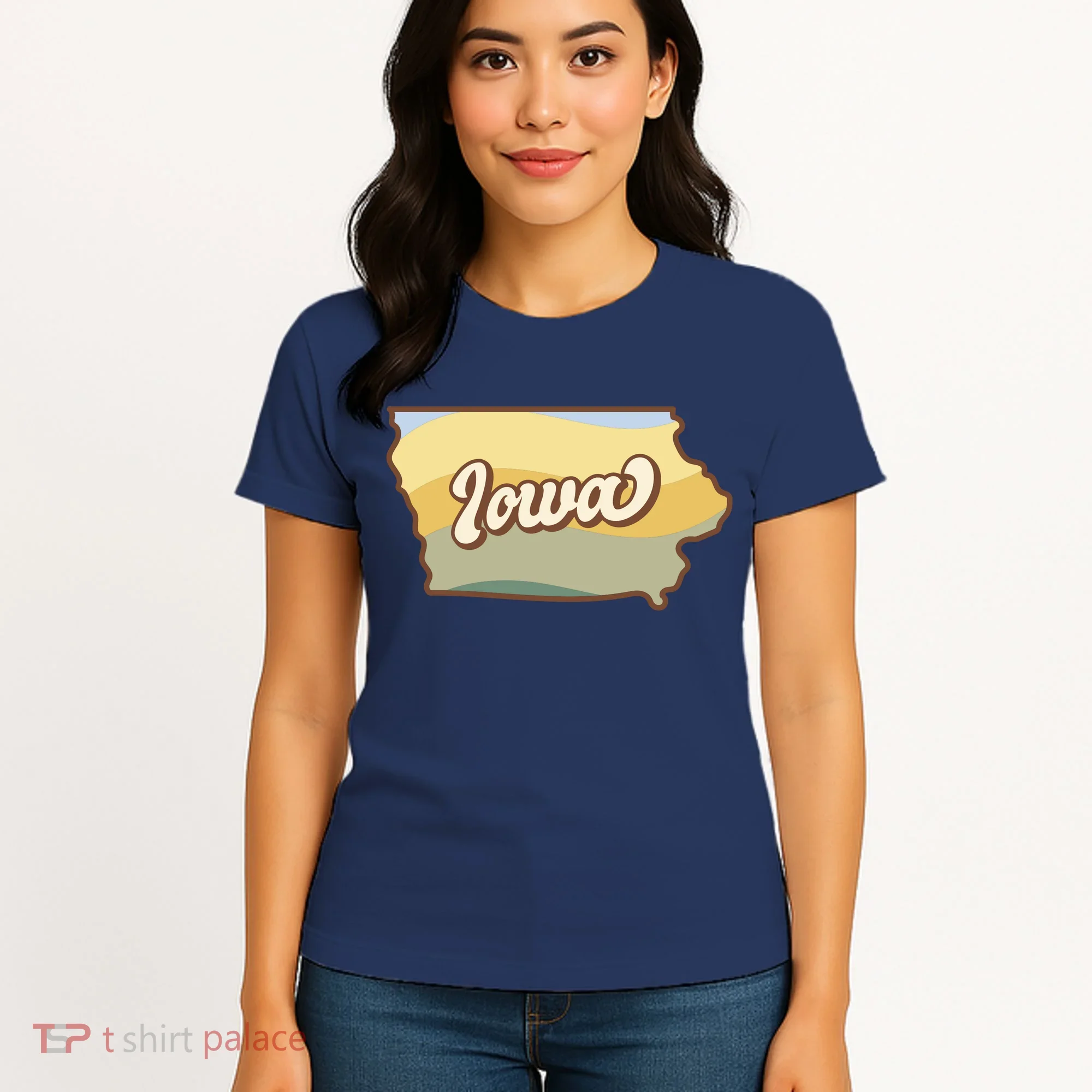 Iowa Retro Sunset Logo Women's T-Shirt