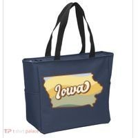 Iowa Retro Sunset Logo Tote Bag thumb 2