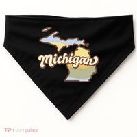 Iowa Retro Sunset Logo USA-Made Doggie Bandana thumb 0