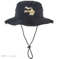 Iowa Retro Sunset Logo Bucket Hat thumb 0