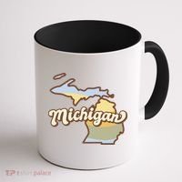 Iowa Retro Sunset Logo Coffee Mug thumb 1
