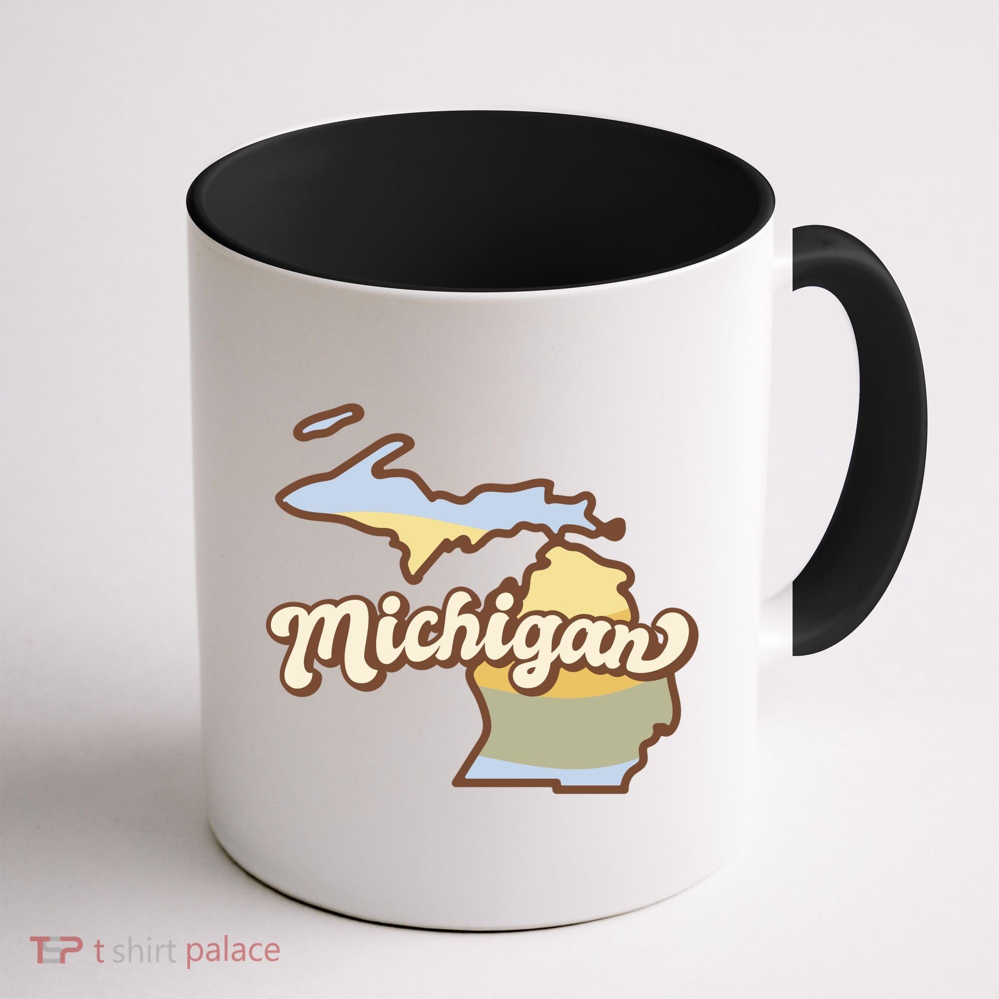 Iowa Retro Sunset Logo Coffee Mug