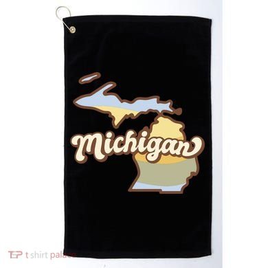 Iowa Retro Sunset Logo Golf Towel