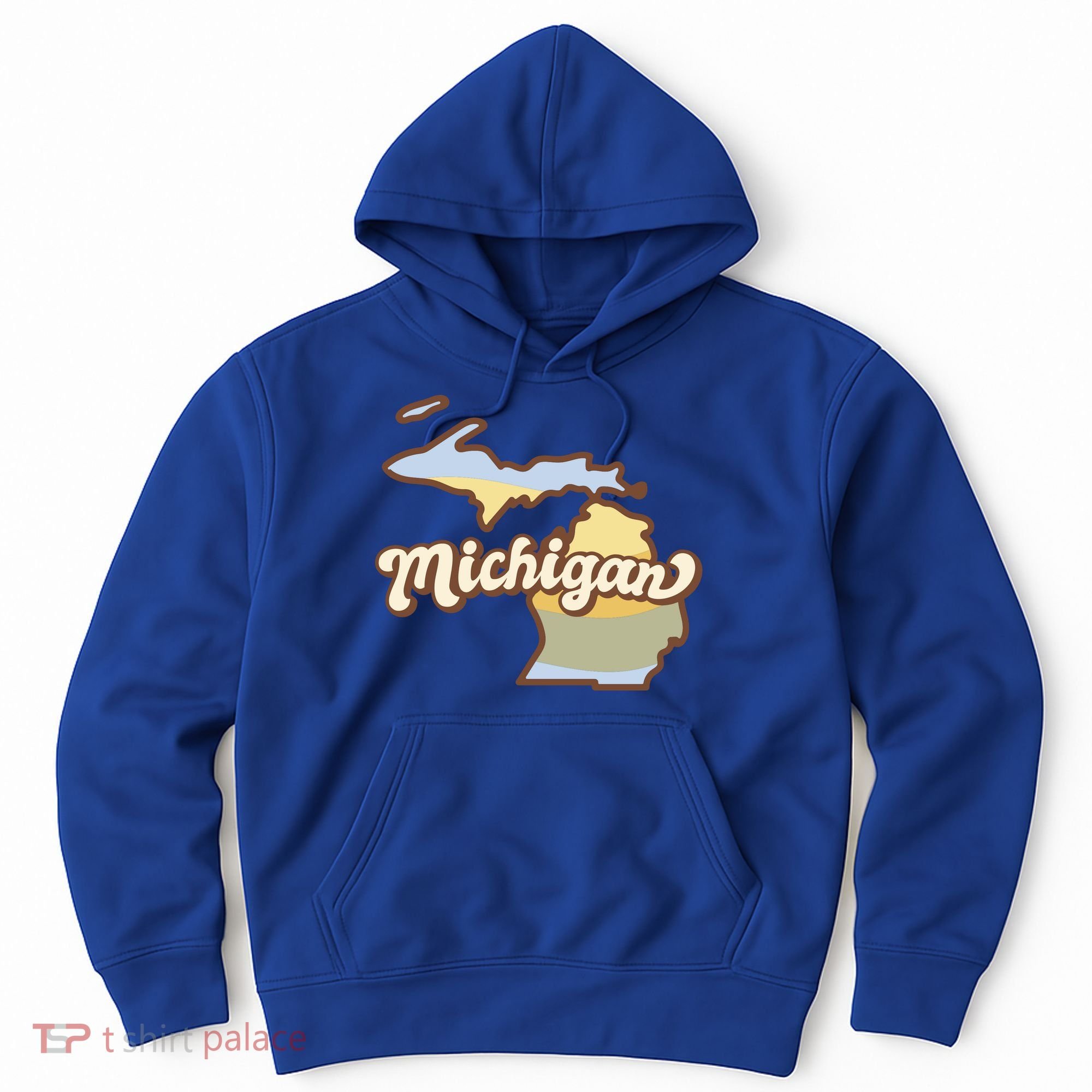 Iowa Retro Sunset Logo Hoodie