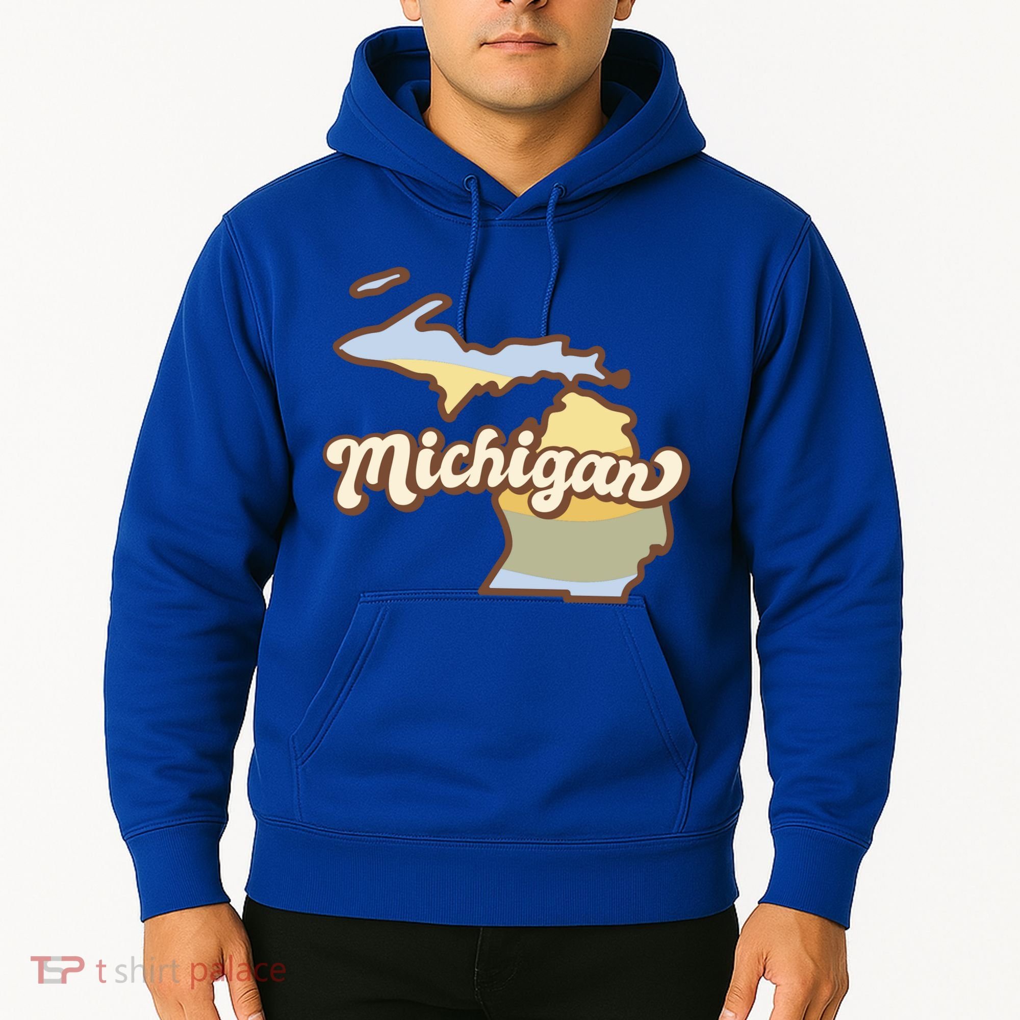 Iowa Retro Sunset Logo Hoodie
