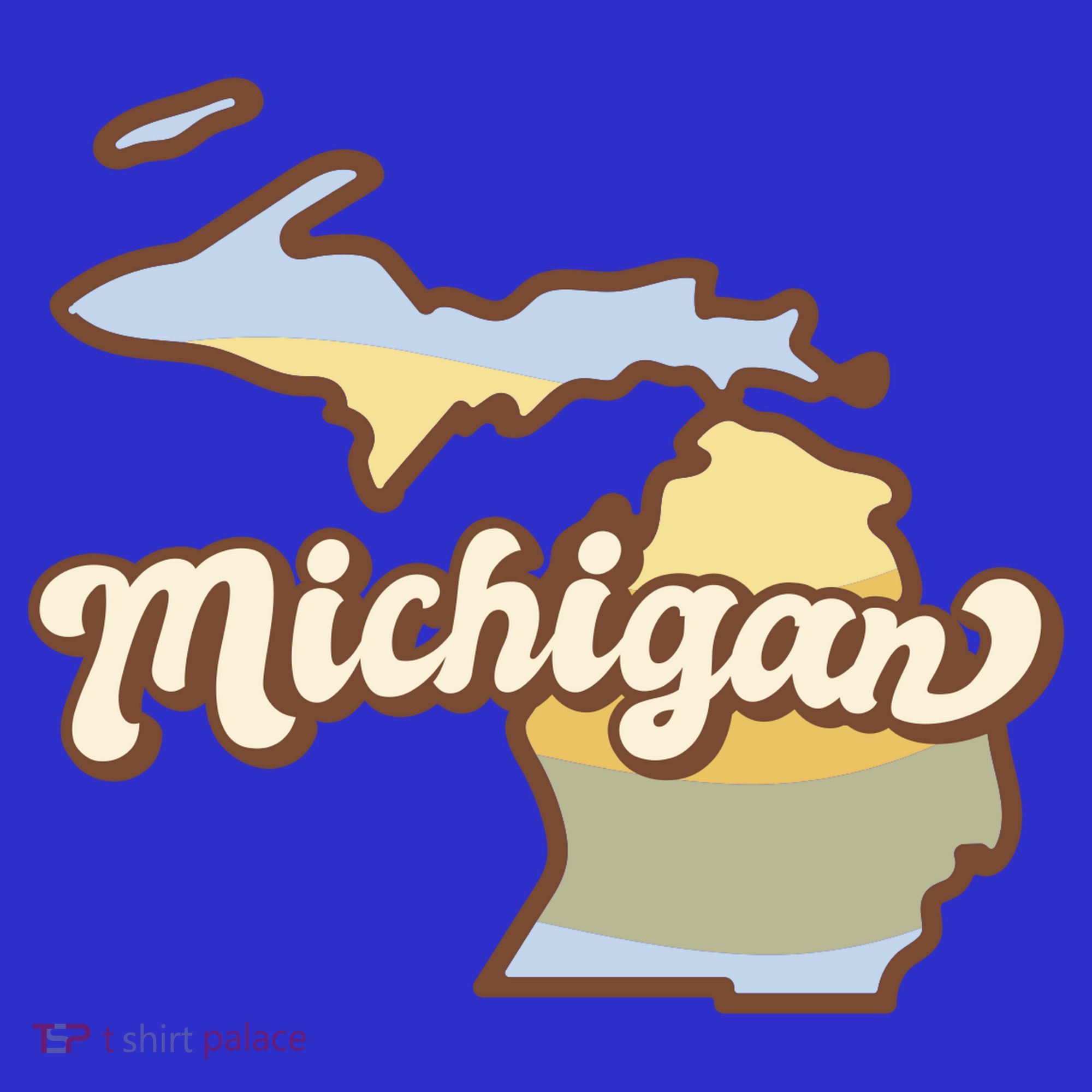 Iowa Retro Sunset Logo Mousepad