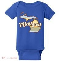 Iowa Retro Sunset Logo Baby Bodysuit thumb 0