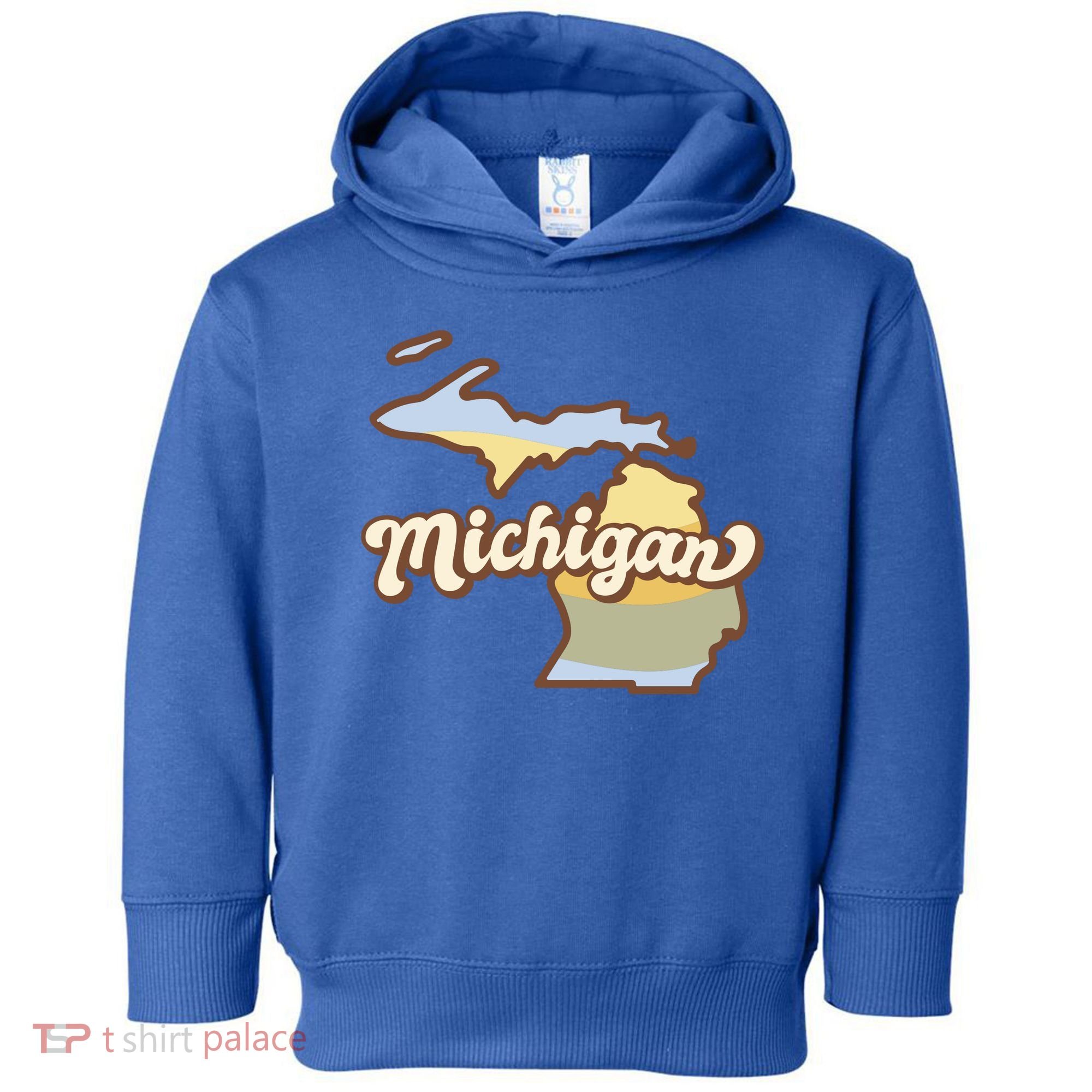 Iowa Retro Sunset Logo Toddler Hoodie